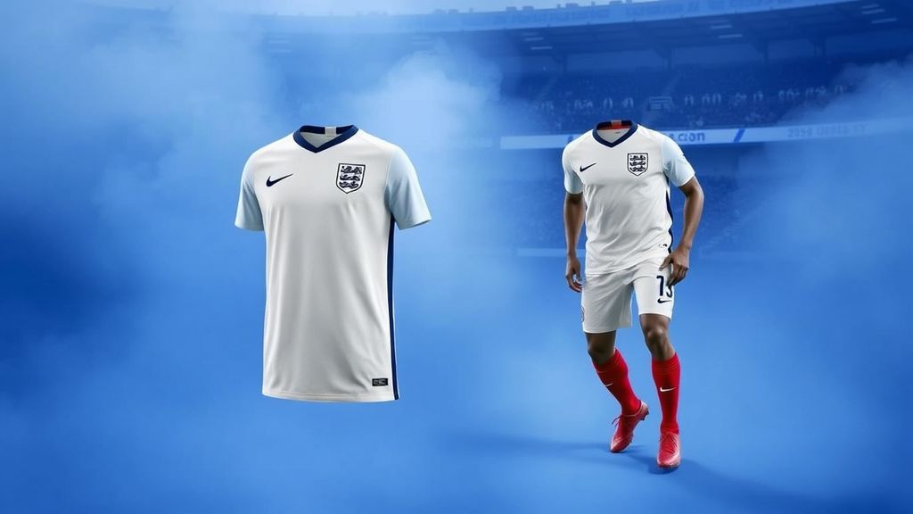 耐克发布英格兰2026世界杯球衣：复古设计与现代科技的完美融合